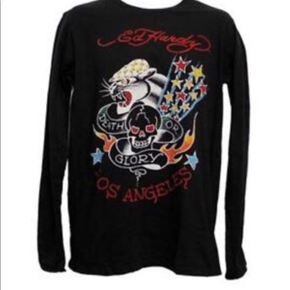 Authentic Ed Hardy Los Angeles Tee - Picture 1 of 10